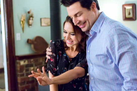 ALL OF MY HEART - A young caterer's life suddenly changes course when she inherits a country home and learns she must share it with a career-obsessed Wall Street trader. Photo: Lacey Chabert, Brennan Elliott Photo Credit: Copyright 2014 Crown Media United States LLC/Photographer: Bettina Strauss